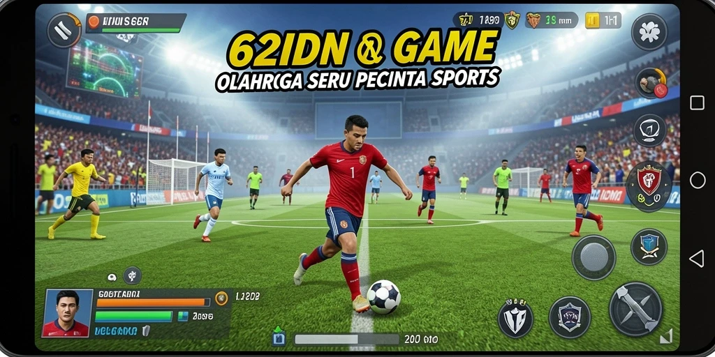Tampilan menarik dari gameplay 62IDN menunjukkan aksi olahraga yang mendebarkan.