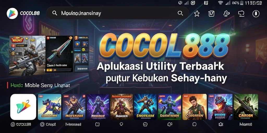 Tampilan antarmuka COCOL88 yang modern dan intuitif.