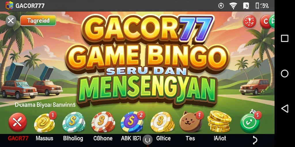 Tampilan gameplay Bingo yang seru dan interaktif dari GACOR77.