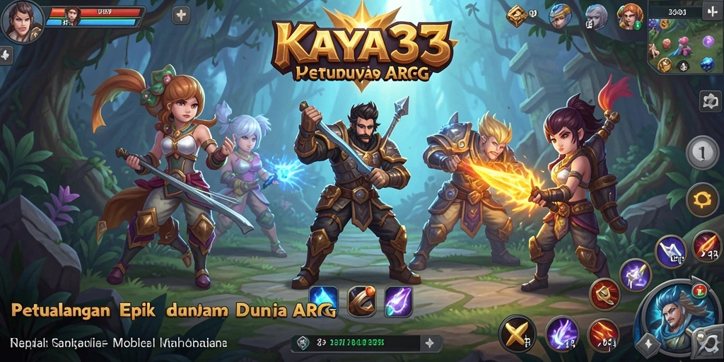 Tampilan gameplay KAYA33 yang mendebarkan dalam pertempuran ARPG.