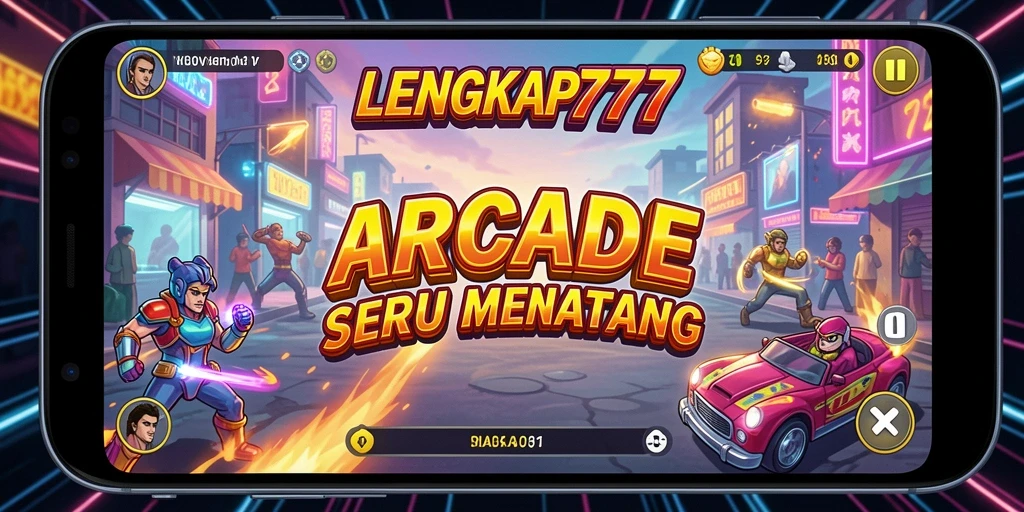 Tampilan gameplay seru LENGKAP777 dengan aksi cepat dan tantangan menarik.