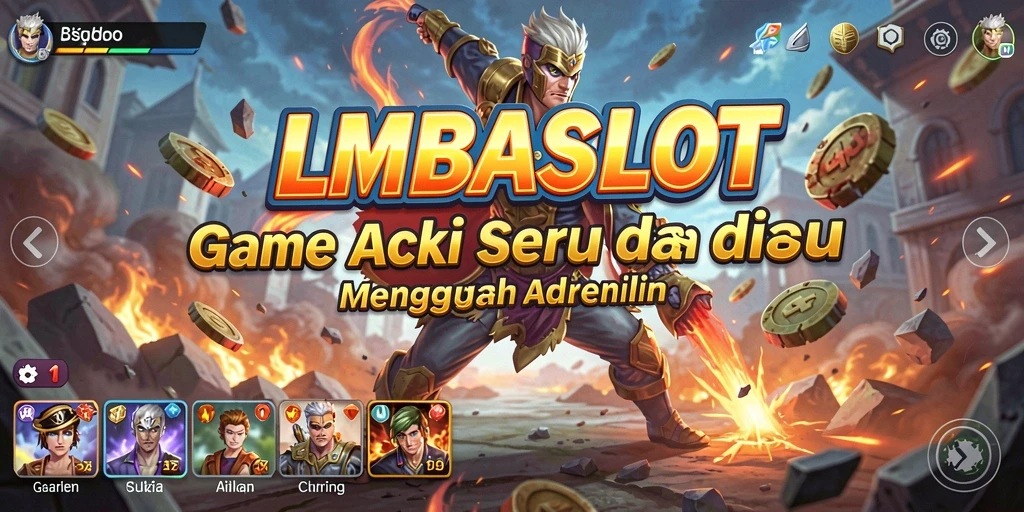Tangkapan layar LMBASLOT menampilkan pertarungan menegangkan yang penuh aksi.