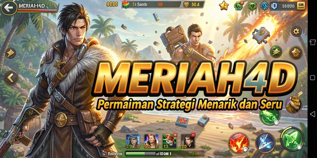 Tampilan gameplay MERIAH4D yang seru dan menantang.