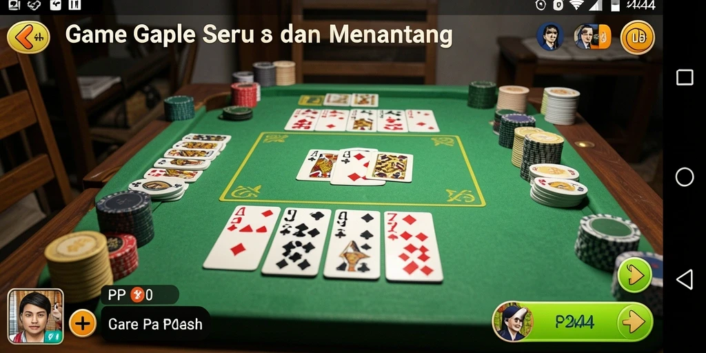Tampilan gameplay seru dari PP444 dengan banyak pemain aktif.