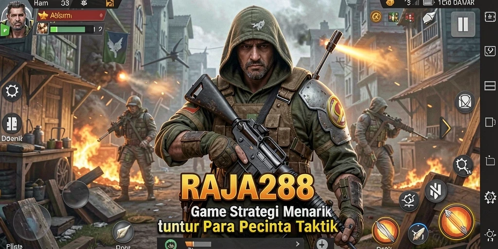 Tampilan gameplay menarik dari RAJA288 dengan strategi yang mendebarkan.