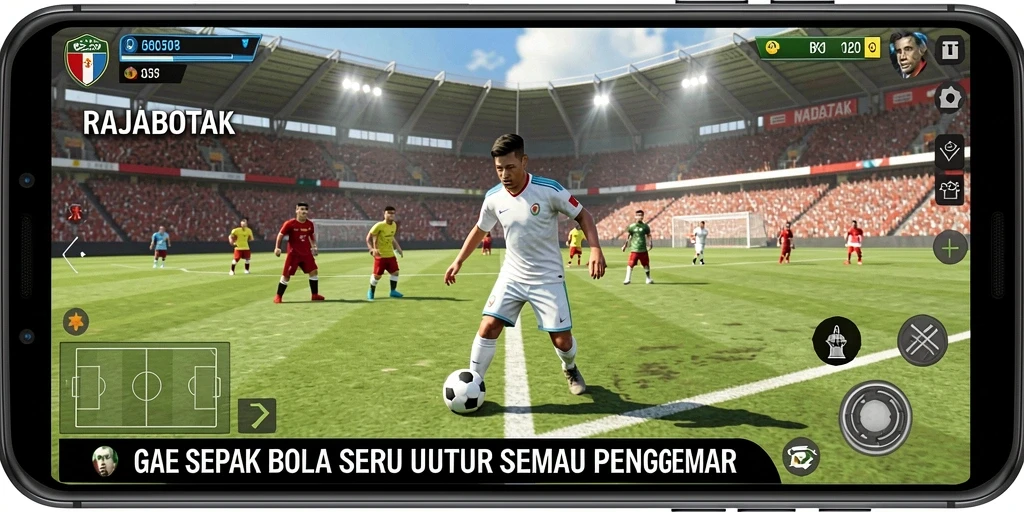 Tampilan gameplay RAJABOTAK yang menegangkan dan seru.
