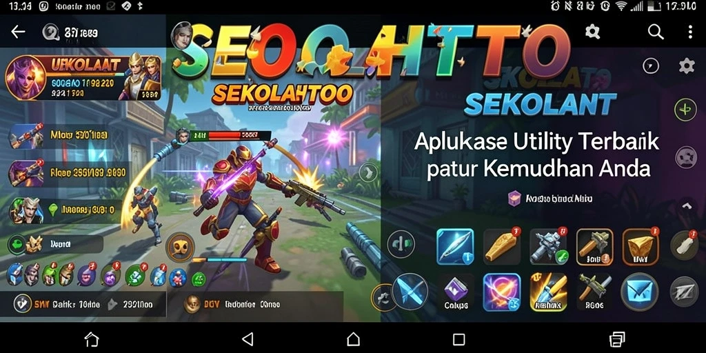 Tampilan antarmuka utama SEKOLAHTOTO yang intuitif dan menarik.