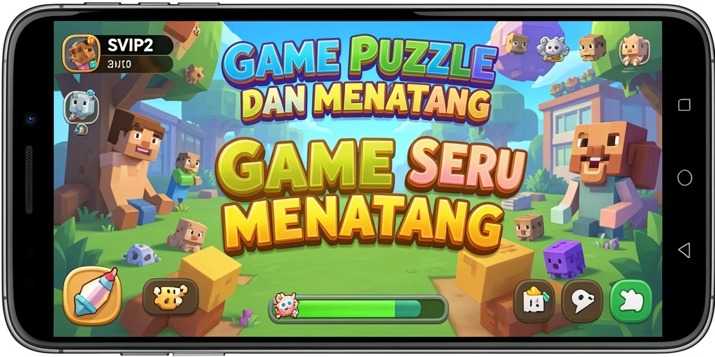 Screenshot gameplay SVIP2 menunjukkan tantangan puzzle yang menarik.