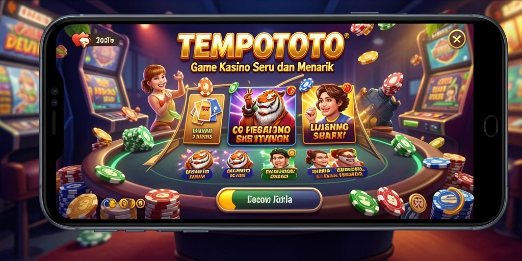 Tampilan menarik dari gameplay TEMPOTOTO yang memikat pemain Kasino.